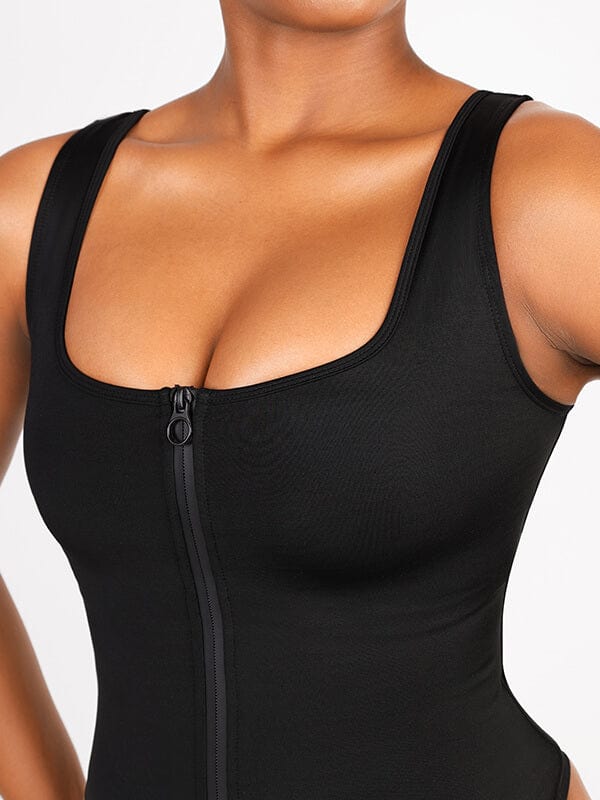 Maillot de Bain Zippé Sculptant