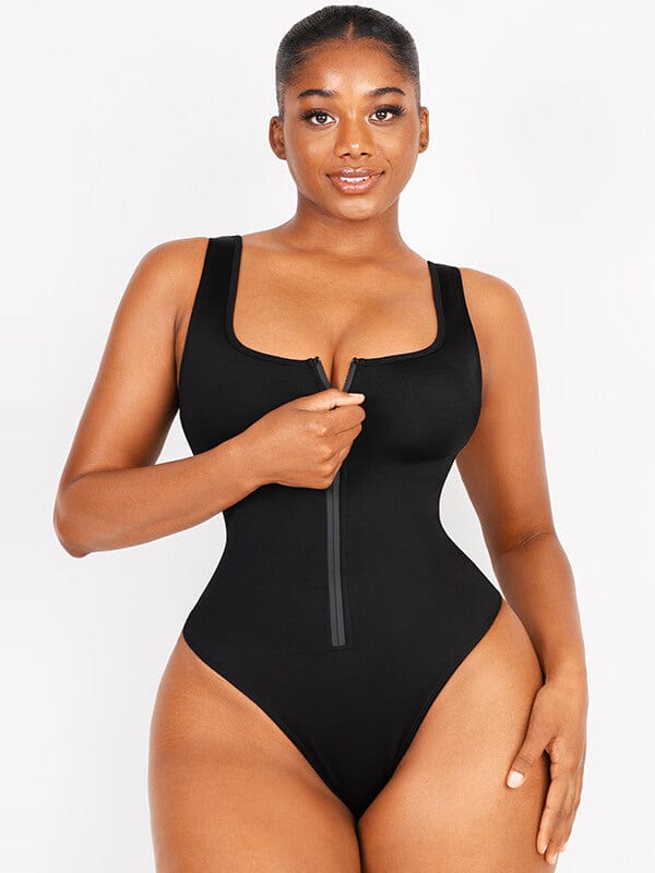 Maillot de Bain Zippé Sculptant