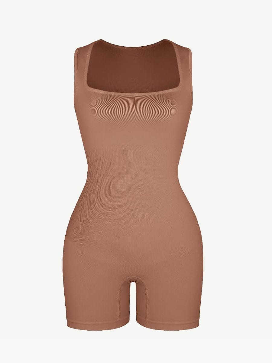 Combinaison Courte Sculptante Soutien-Gorge Intégré