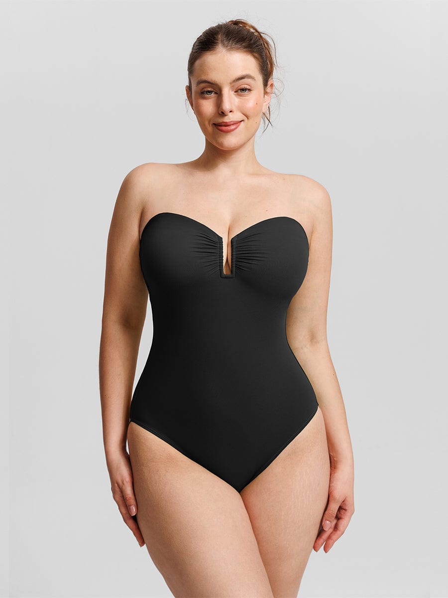 Maillot de Bain Bustier Sculptant