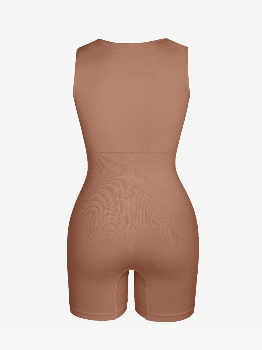 Combinaison Courte Sculptante Soutien-Gorge Intégré