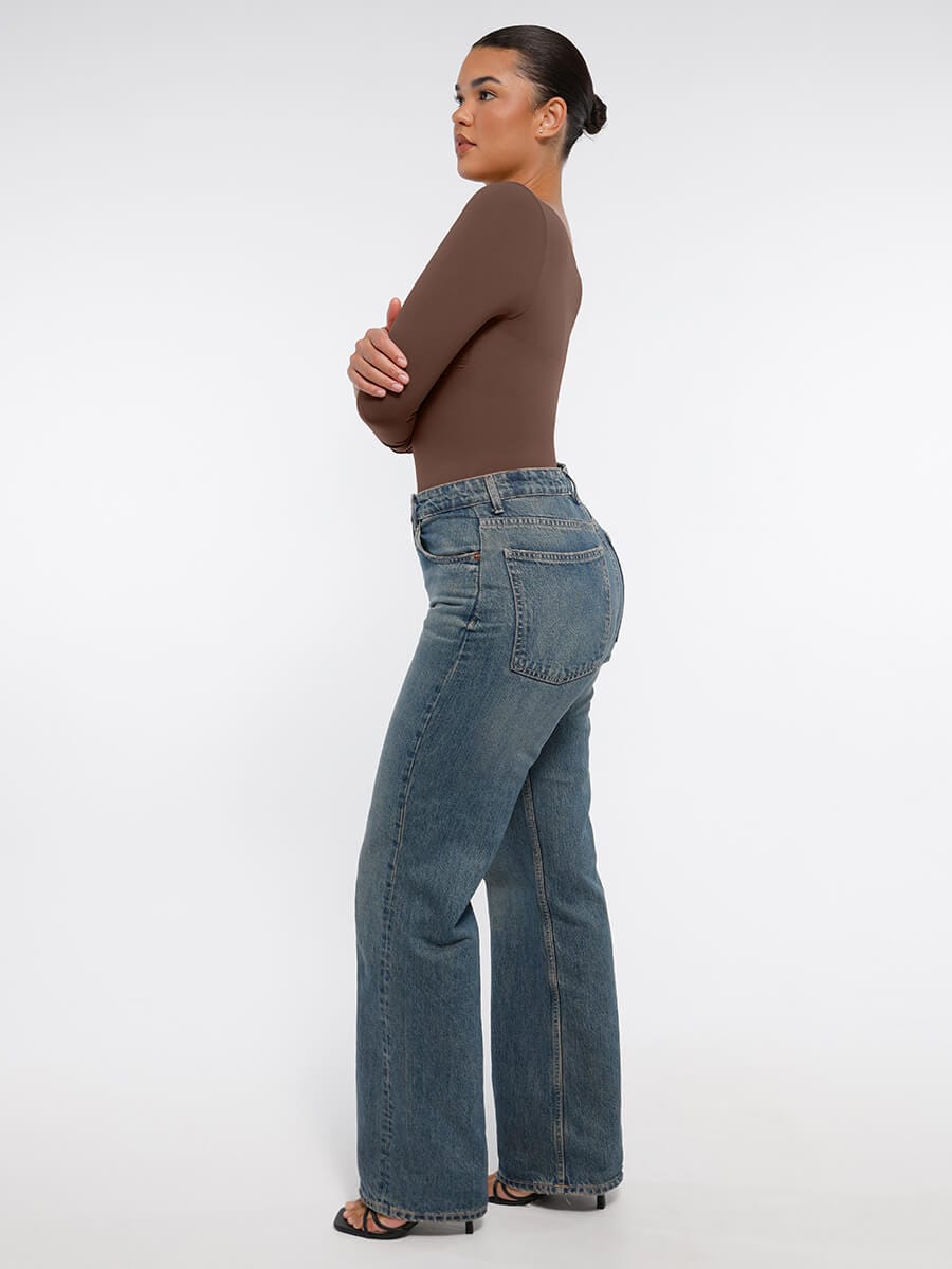Body Tanga Ventre Plat