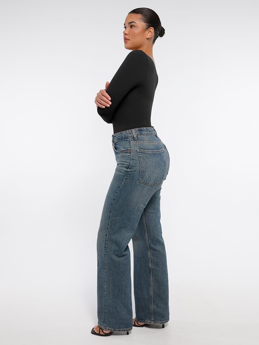Body Tanga Ventre Plat